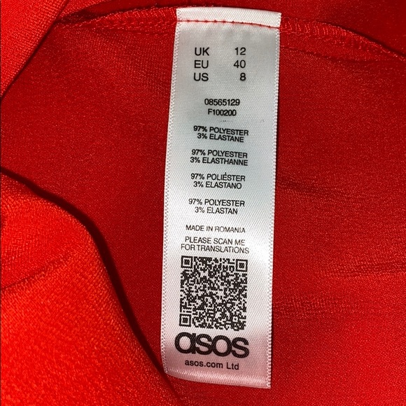 ASOS Red DRESS - Picture 7 of 7